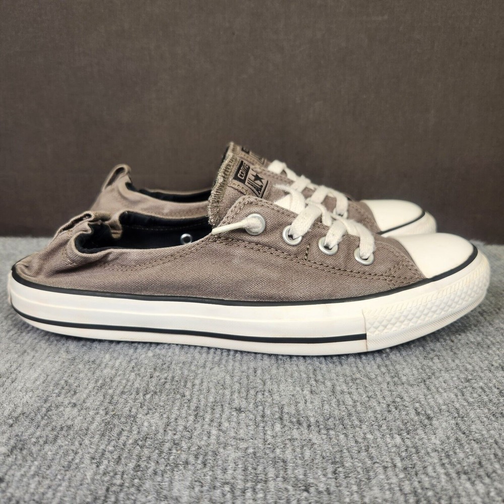 Converse Chuck Taylor All Star Shoreline Womens Size 10 Brown Slip On Shoes